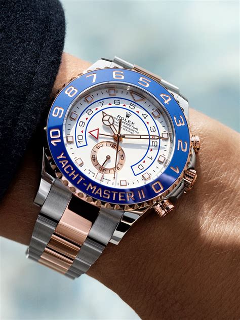 rolex yacht master ii blue watch bands|yacht master rolex watch price.